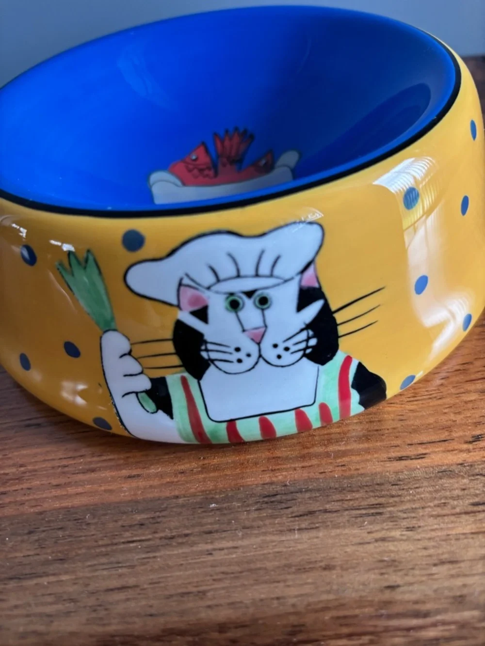 Catzilla cat bowl